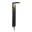 Nordlux Solar Gartenbeleuchtung Rica Rund Rostfreier Stahl Schwarz 4.5W 400lm - 830 Warmweiß | Bewegungs- und Lichtsensor