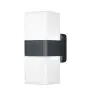 Ledvance Smart+ Wifi Wandleuchte Grau Up & Down - Außenbeleuchtung - 13.5W 950lm - 830 Warmweiß | RGBW - Dimmbar